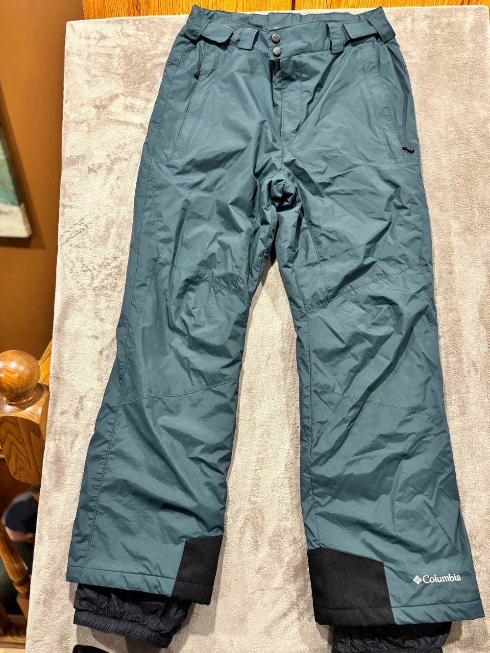 Columbia Deep Teal Insulated Ski Pants